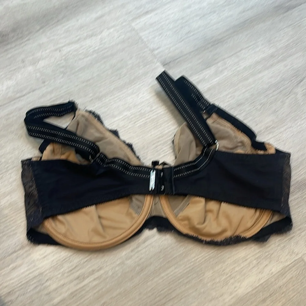 Chantelle Classic Black Lingerie Bra 38DDD